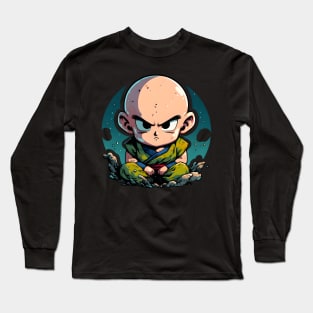 Chibi Krillin Long Sleeve T-Shirt